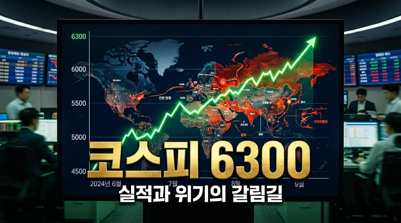 코스피 6300 돌파 가능할까? 기업 실적과 지정학적 위기 완벽 분석