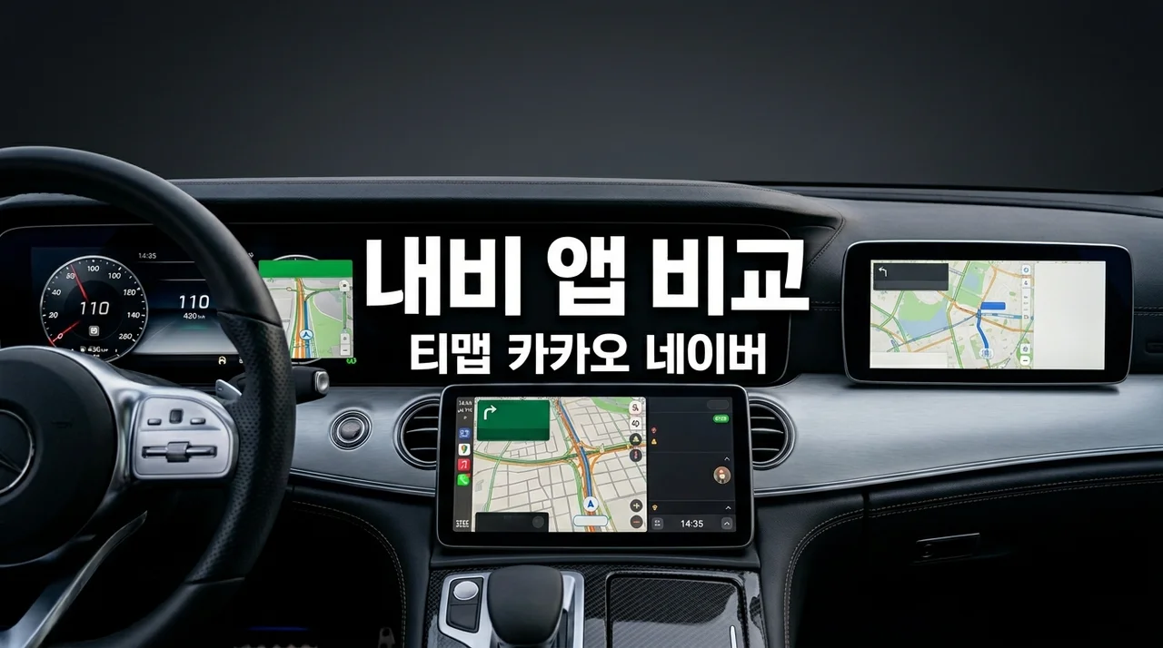 네이버지도 카카오맵 티맵 비교, 2026년 나에게 맞는 내비게이션 앱 추천