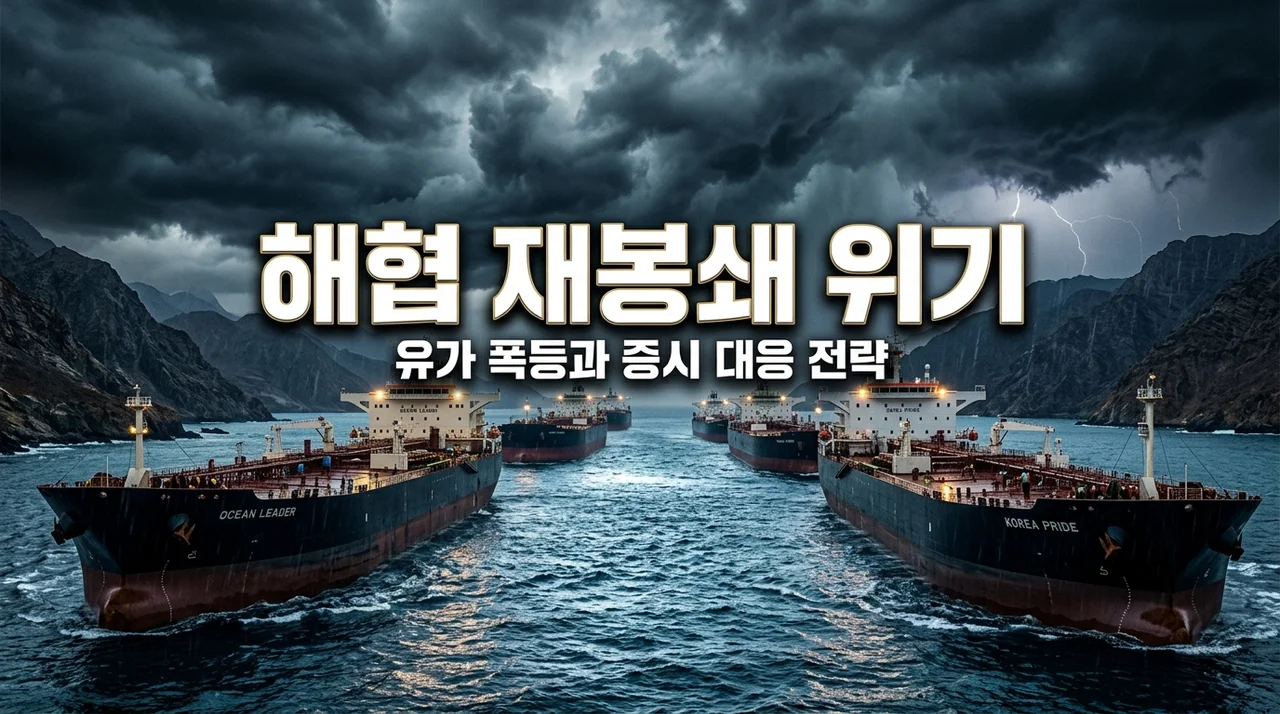 호르무즈 해협 재봉쇄 위기, 유가 폭등과 코스피 대응 전략 총정리