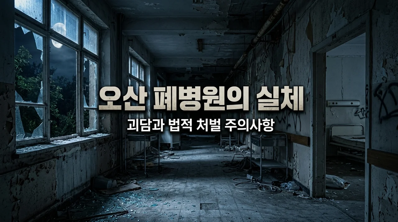 오산 폐병원 실체와 괴담, 한국판 전율미궁 방문 전 꼭 알아야 할 3가지