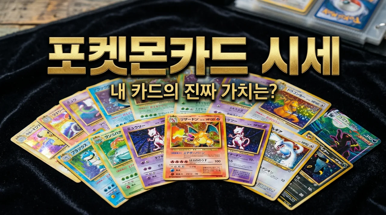 포켓몬카드 시세 확인 방법! 내 카드 가격 1분 만에 조회하는 꿀팁