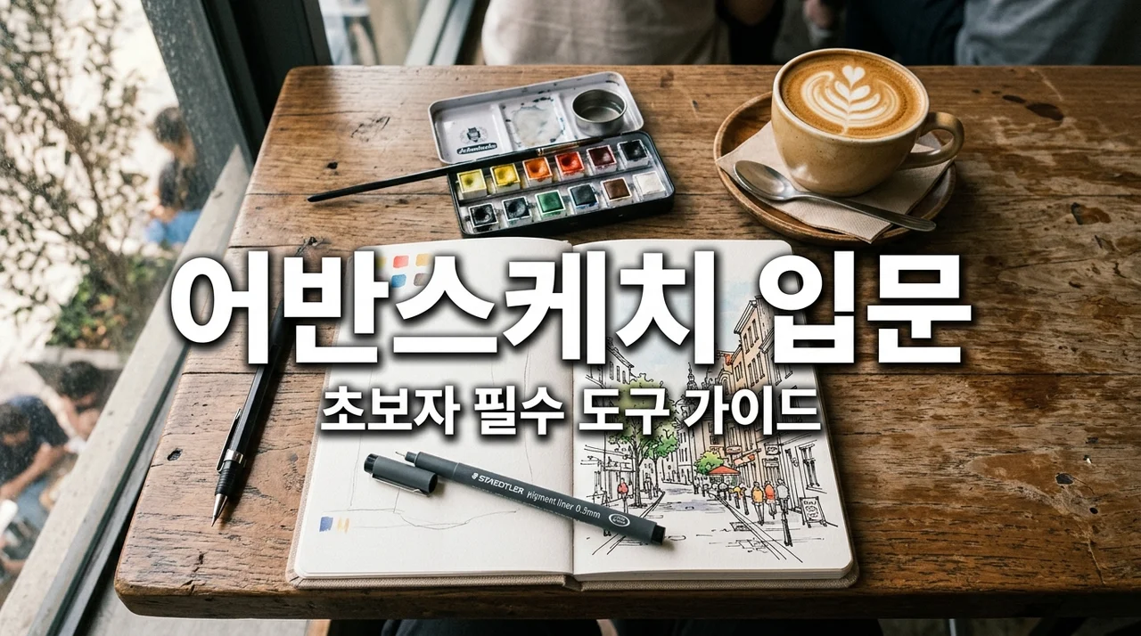 어반 스케치 도구 총정리: 초보자를 위한 필수 준비물과 추천 브랜드