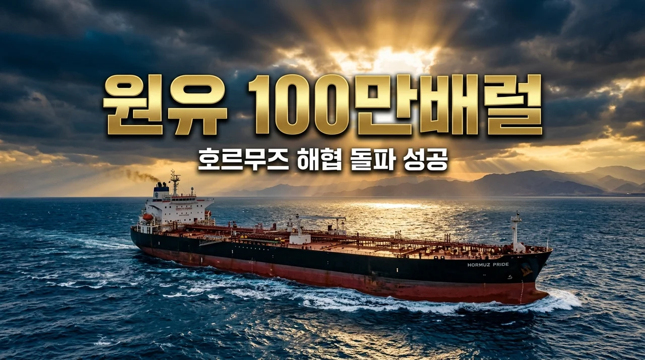 HD현대오일뱅크 원유 100만배럴 한국행, 호르무즈 해협 뚫은 의미와 기름값 영향은?