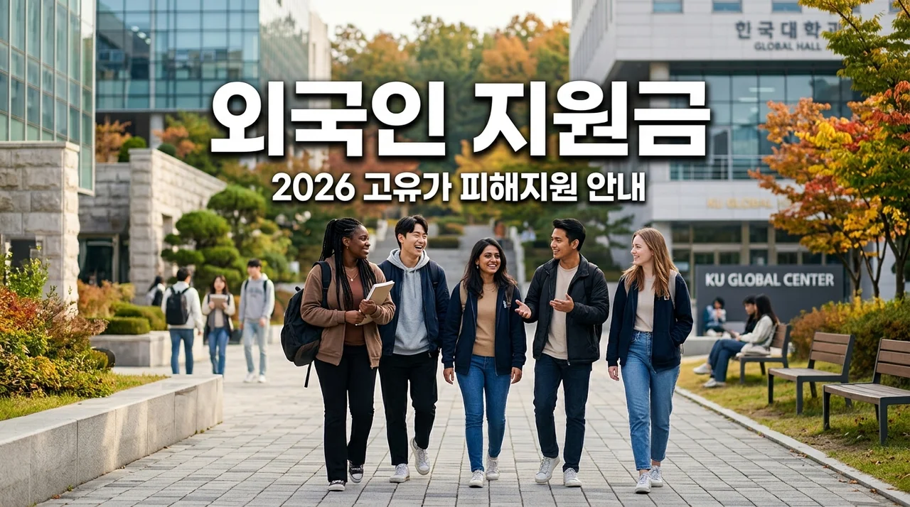 유학생 외국인 고유가 피해지원금 지급될까? 2026 대상 및 신청 총정리