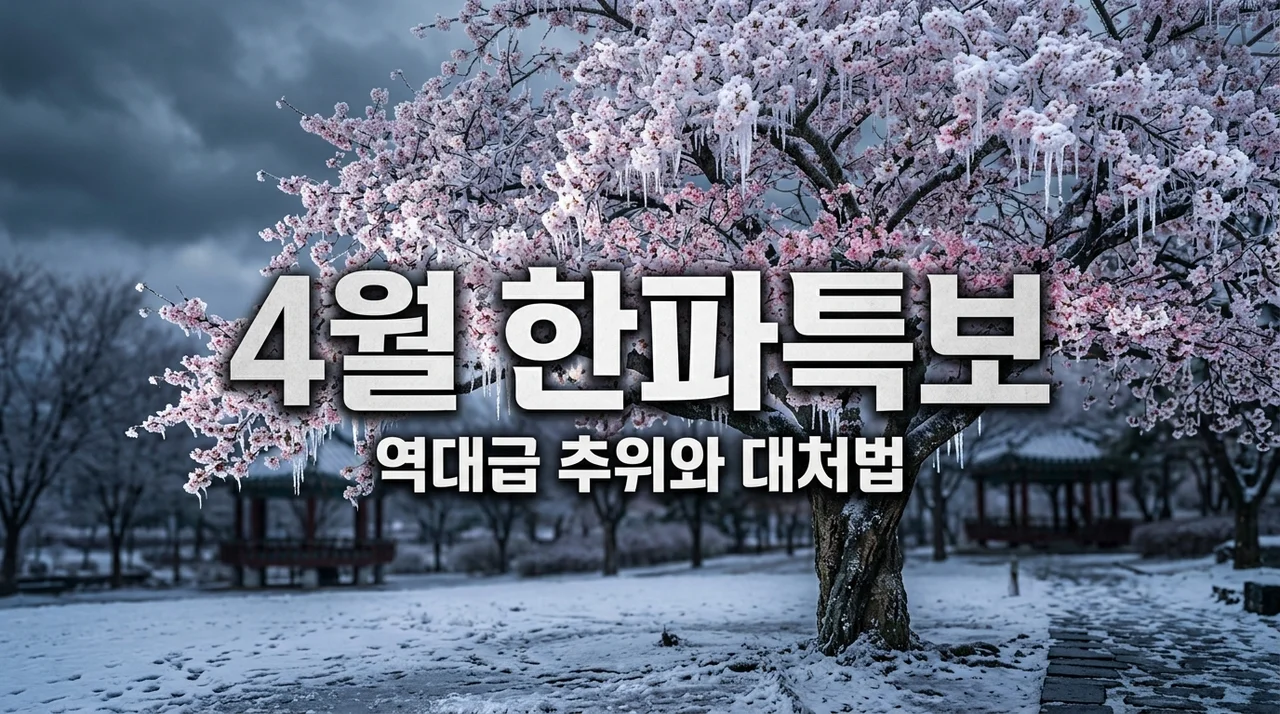 역대 가장 늦은 한파특보, 4월에 웬 추위? 원인부터 대처법까지