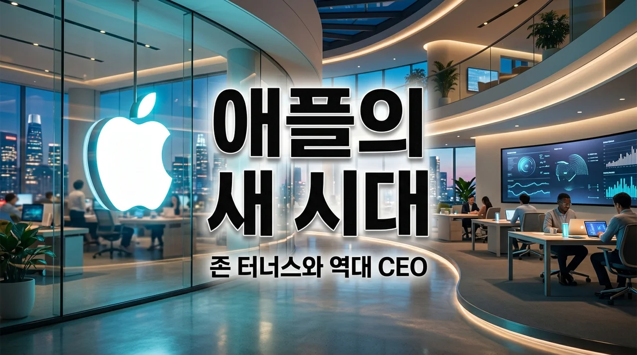 애플 차기 CEO 존 터너스 선임! 역대 CEO 변산사와 향후 전망 완벽 정리
