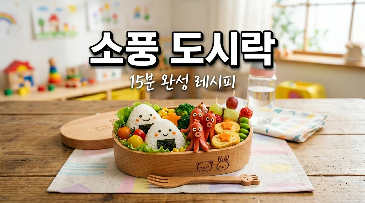 유치원 소풍 도시락 추천 레시피: 15분 완성 곰손 탈출 꿀팁