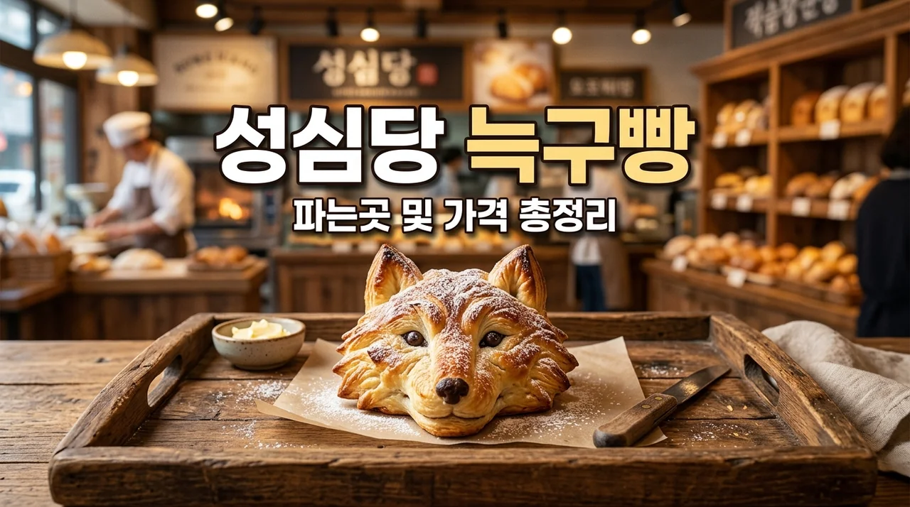 성심당 늑구빵 파는곳 가격 나오는 시간 및 구매 꿀팁 (대전 한정판 빵지순례)