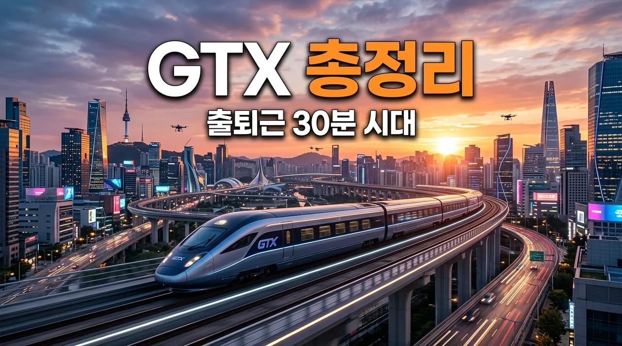 수도권 광역급행철도(GTX) 노선도 총정리: 개통 일정과 출퇴근 시간 변화는?