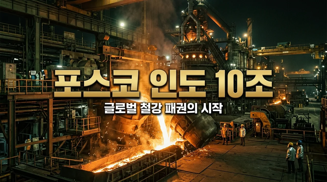 포스코 인도 10조 투자 확정! JSW 합작 제철소 설립 이유와 주가 전망