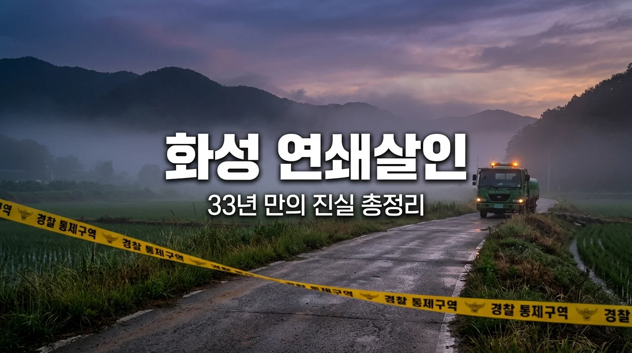 화성 연쇄살인사건 총정리: 이춘재의 자백과 33년 만에 밝혀진 진실