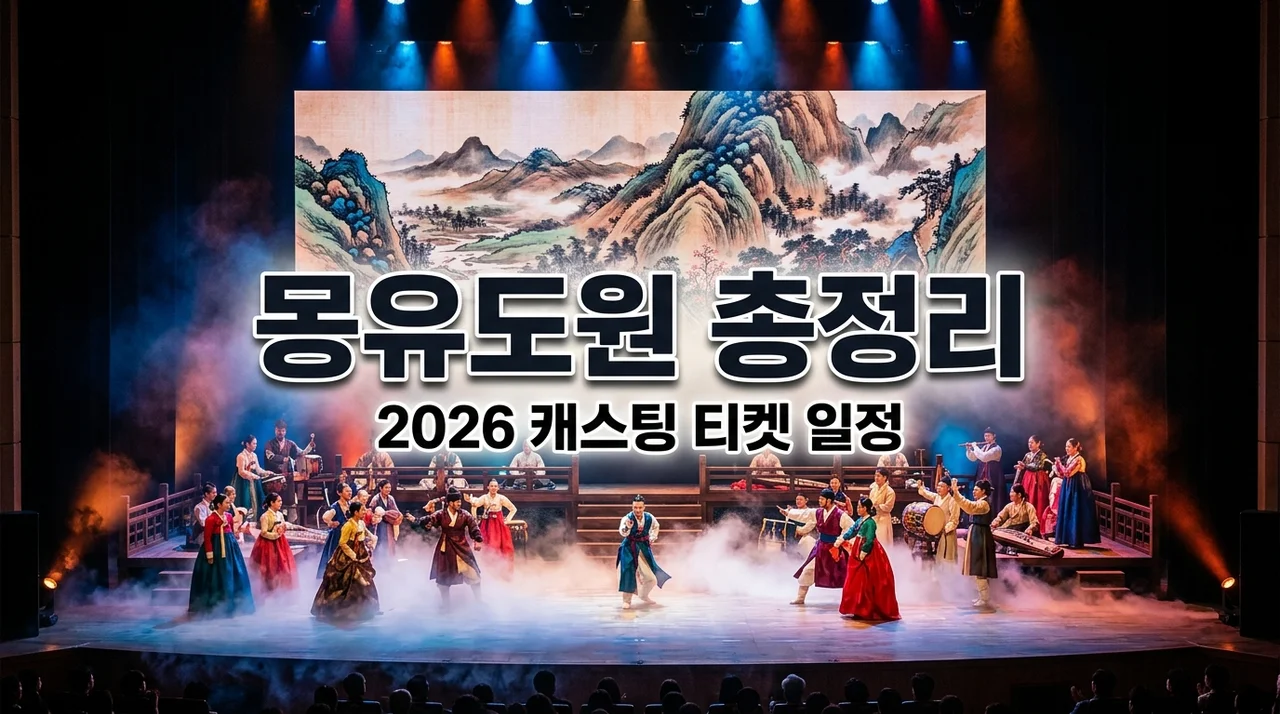 몽유도원 뮤지컬 총정리 | 2026 예매 티켓 가격 캐스팅 일정 완벽 가이드
