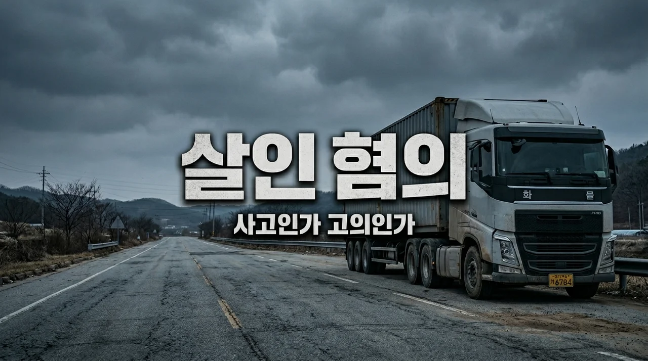 화물연대 운전자 살인 혐의 적용, 단순 사고 아닌 '살인죄'인 이유는?