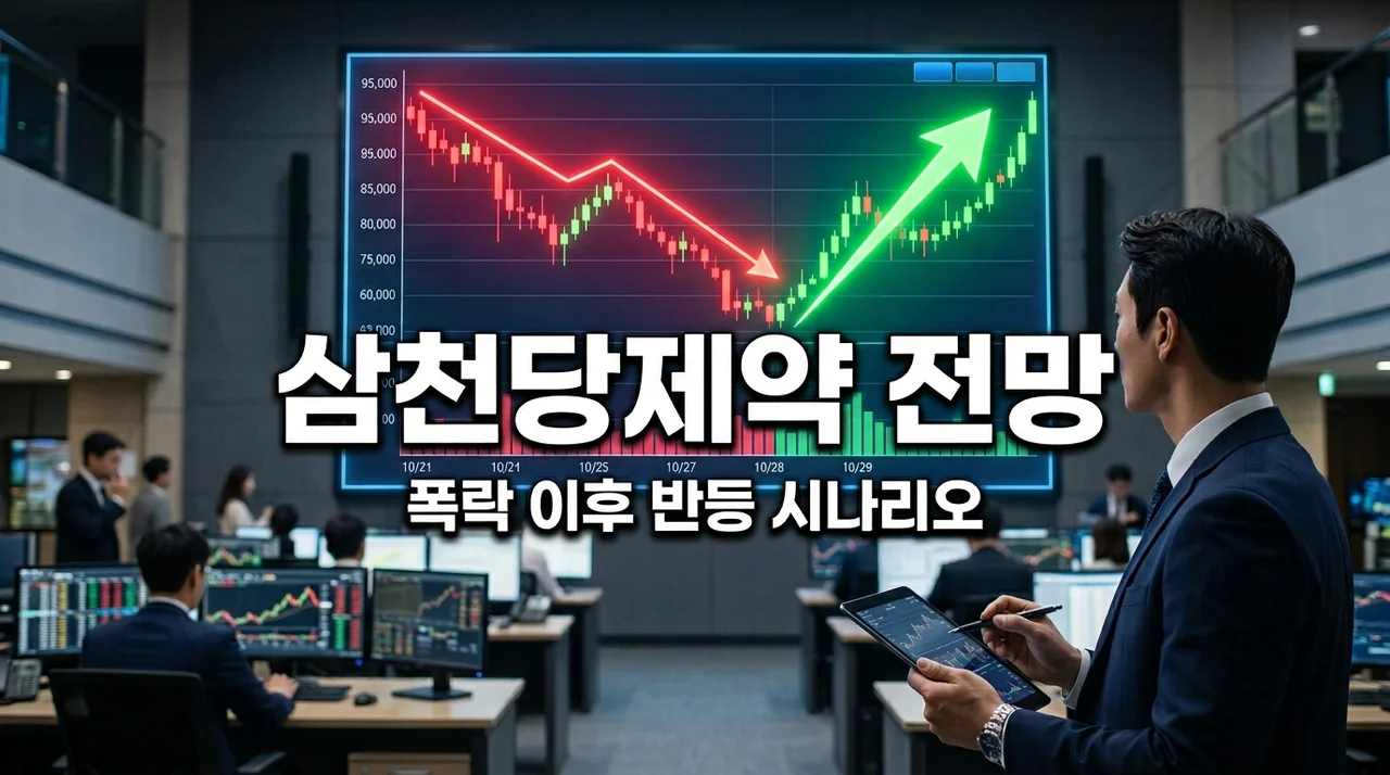 삼천당제약 폭락 후 향후 전망: 반등 시나리오와 투자 전략 완벽 분석