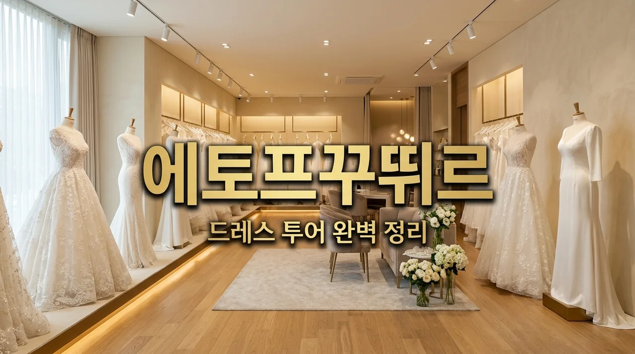 에토프꾸뛰르 드레스 투어 완벽 가이드: 견적부터 당일 지정 혜택까지
