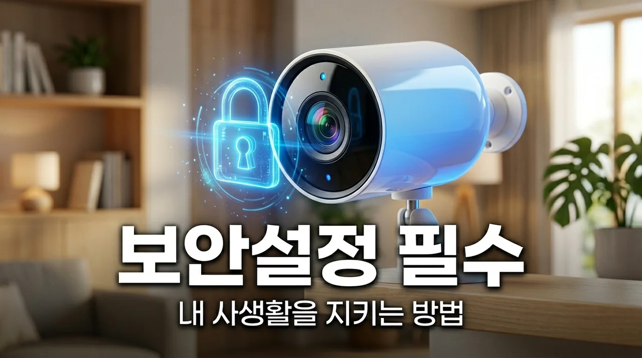 IP카메라 비밀번호 바꾸기, 내 사생활 생중계 막는 보안 설정법