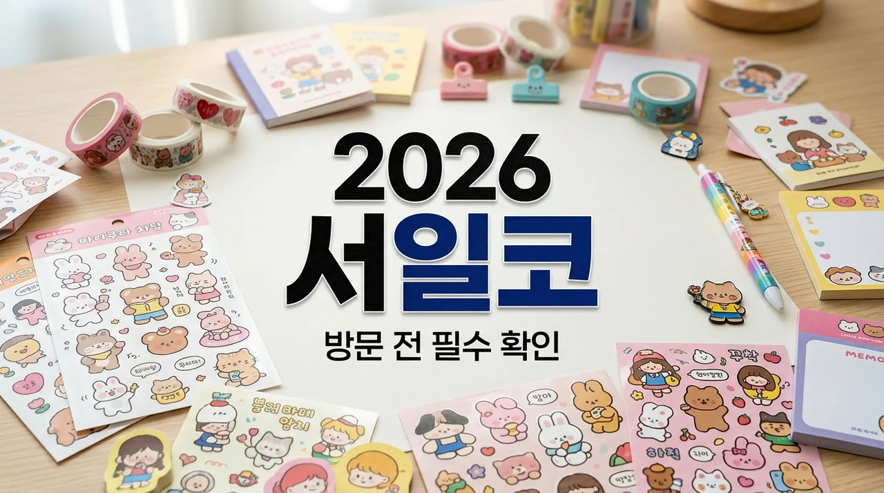 2026 서울 일러스트코리아 코엑스 완벽 가이드 | 입장료, 라인업, 꿀팁