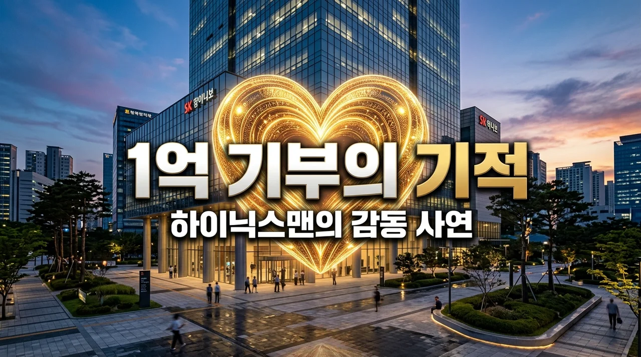 하이닉스맨 1억 기부의 비밀, 성과급 전액 쾌척한 기부천사 사연 총정리