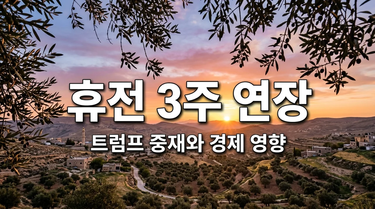 이스라엘 레바논 휴전 3주 연장 영향 분석과 향후 경제 전망