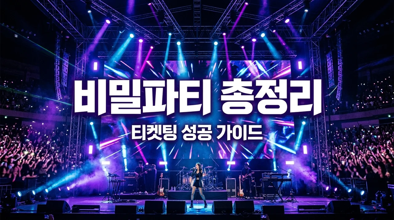 비주류초대석 비밀파티 공연정보 총정리: 티켓 예매 및 라인업 완벽 가이드