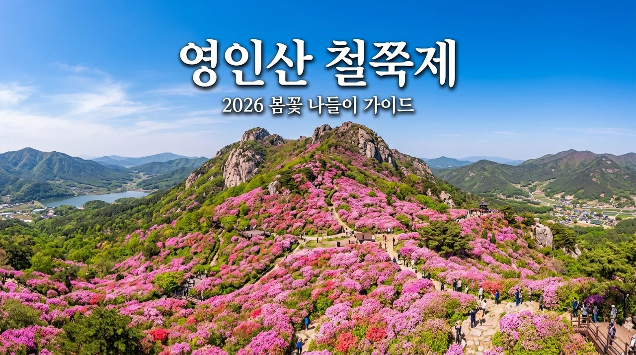영인산 철쭉제 2026 일정 주차 입장료 무료 꿀팁 및 인생샷 명당 총정리
