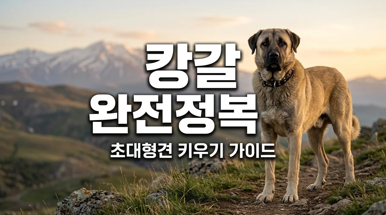캉갈 초대형견 키우기 전 필수 체크리스트! 성격, 특징, 주의사항 총정리