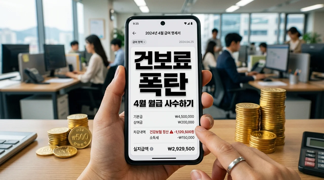 4월 건보료 폭탄 이유? 직장인 건강보험료 정산금 계산법 및 해결책