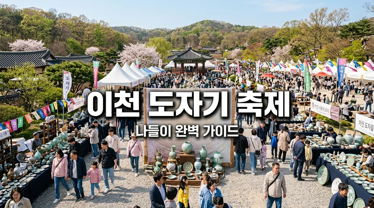 이천 도자기 축제 나들이 총정리: 2026 일정 체험 주차 팁까지
