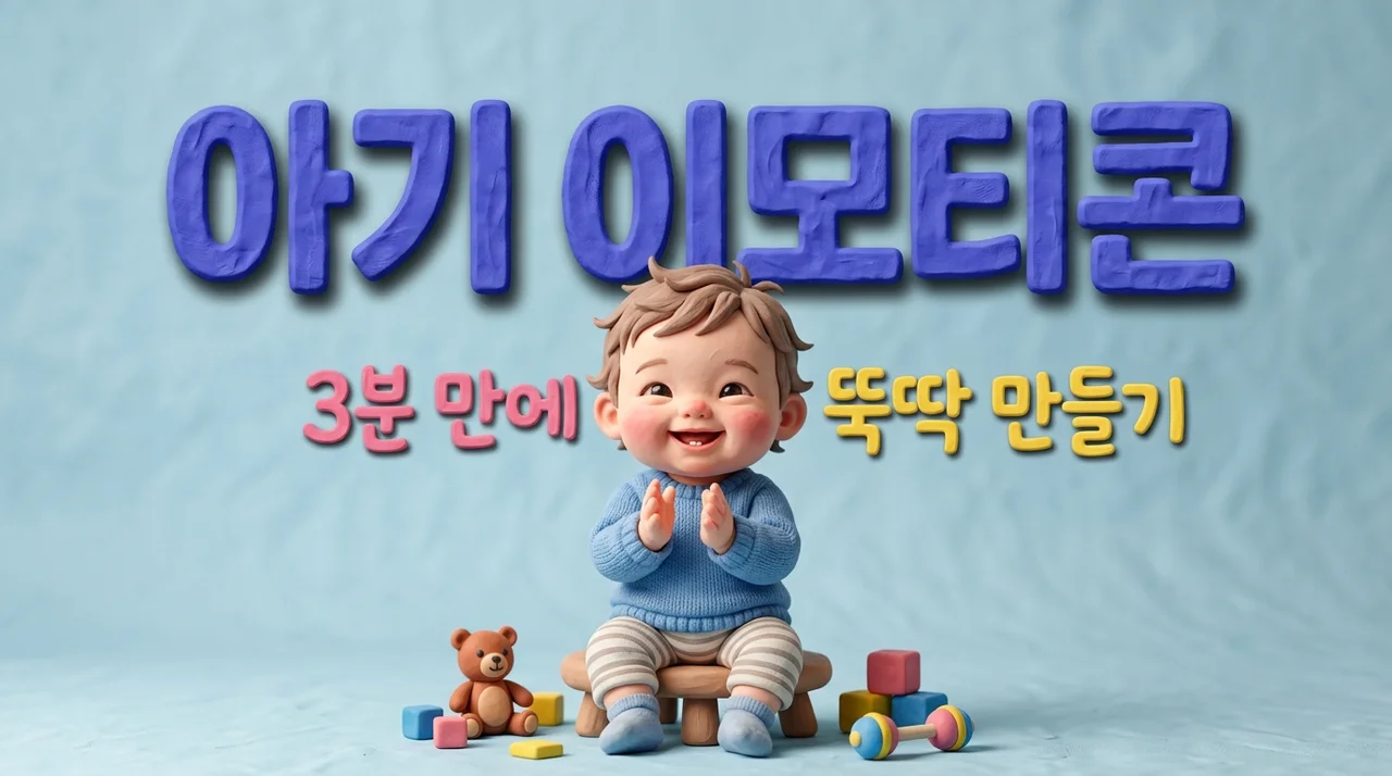 챗지피티 아기 이모티콘 만들기 프롬프트 및 제작 방법 총정리