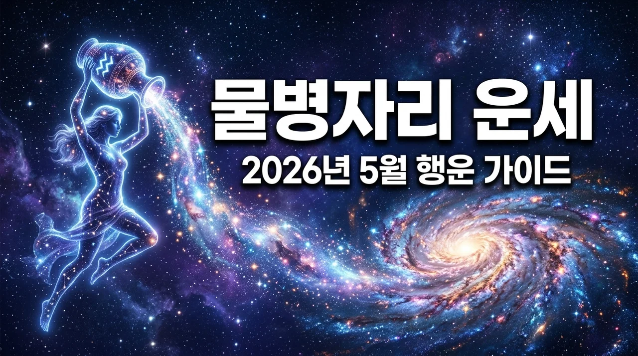 물병자리 운세 분석: 2026년 5월 변화의 파도를 기회로 만드는 법