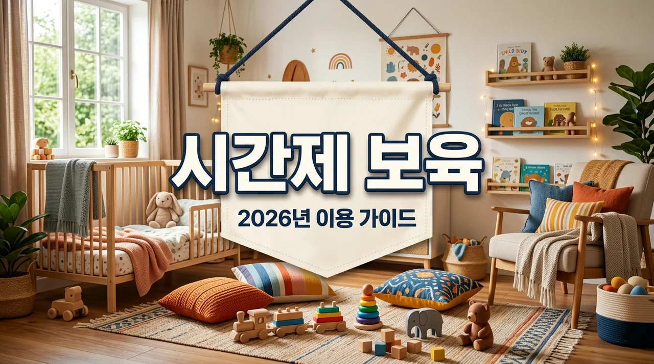 시간제 보육 서비스 신청방법과 2026년 지원 혜택 총정리