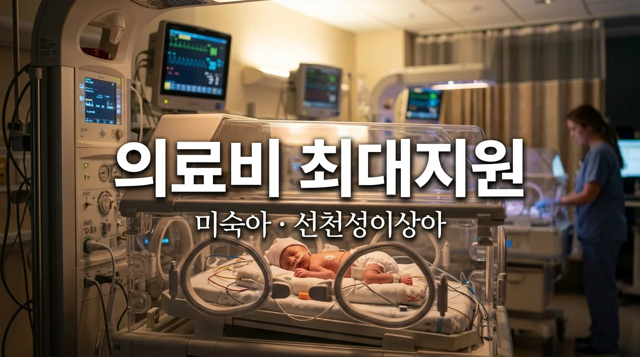 미숙아-선천성이상아 의료비 지원 총정리: 소득 기준 폐지 및 최대 2천만 원 혜택