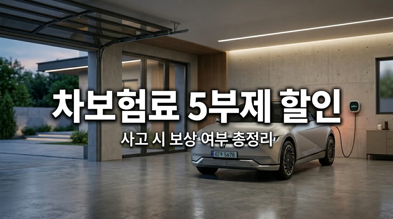 5부제 차보험료 할인 및 미운행요일 사고 보상 여부 총정리