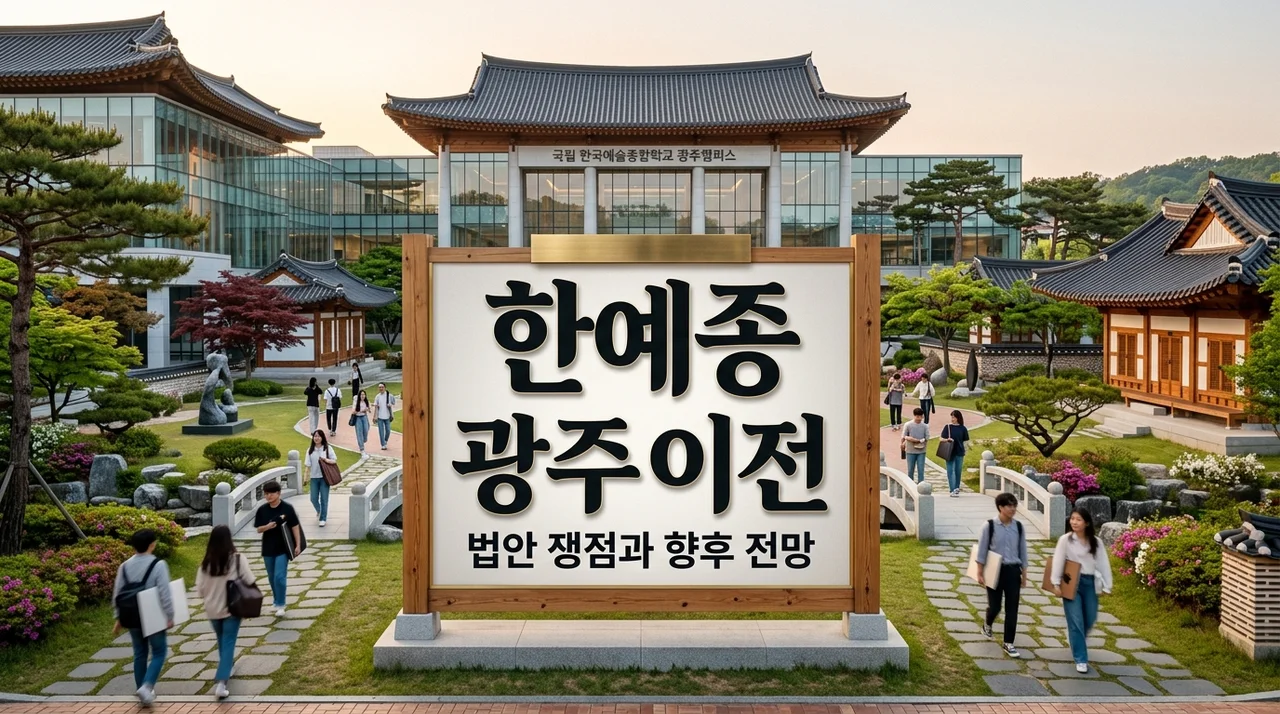 한예종 광주 이전 법안 핵심 쟁점 총정리: 추진 이유와 논란 요약