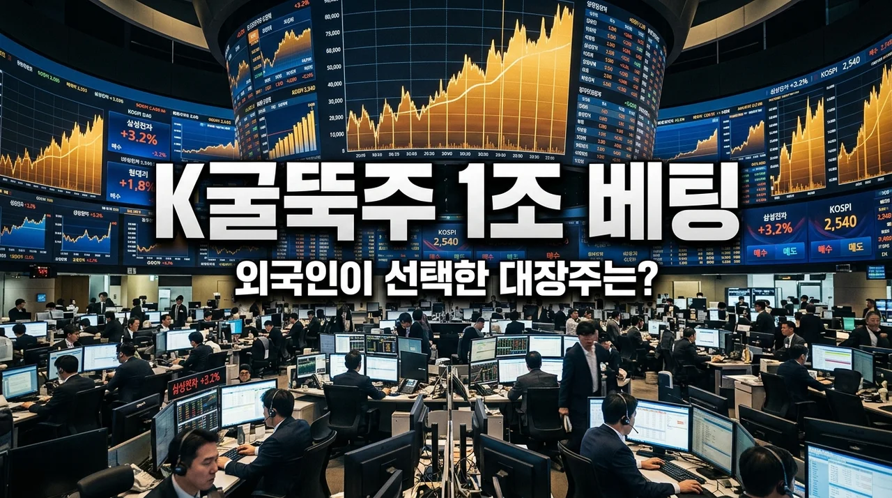 외국인 1조 베팅 K굴뚝주, 삼전 말고 여기? 대장주 TOP 3 전망