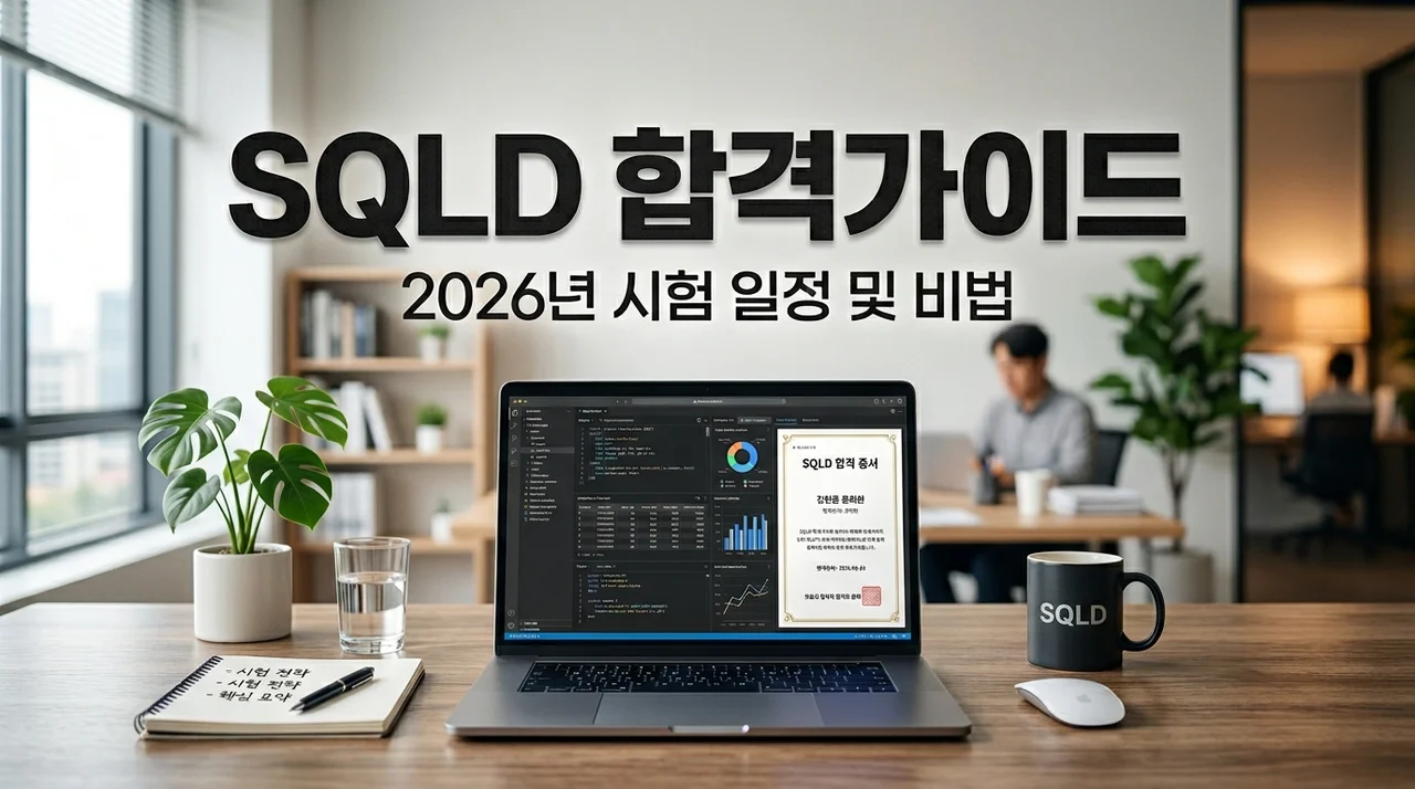 2026 SQLD 시험 일정 총정리: 제61회 접수부터 2주 합격 비법까지