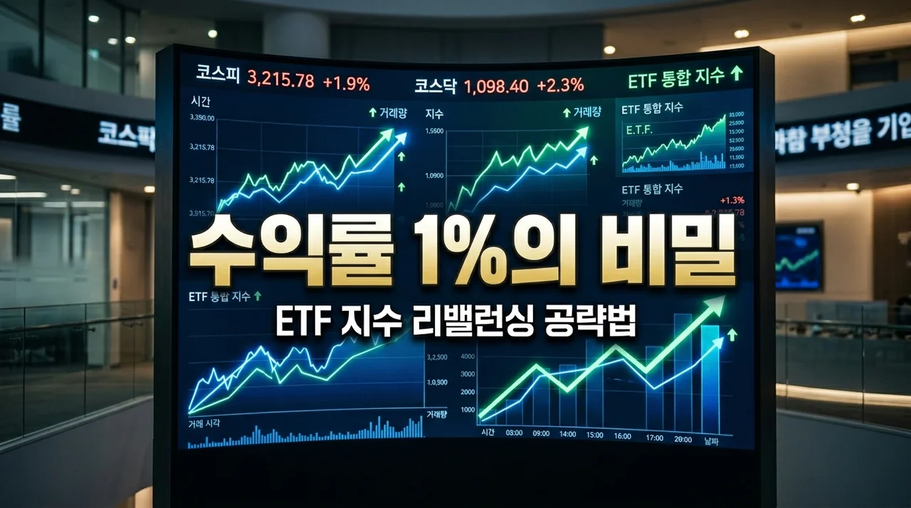 ETF 지수 리밸런싱 수익률 극대화 전략: 1% 자금 흐름의 비밀