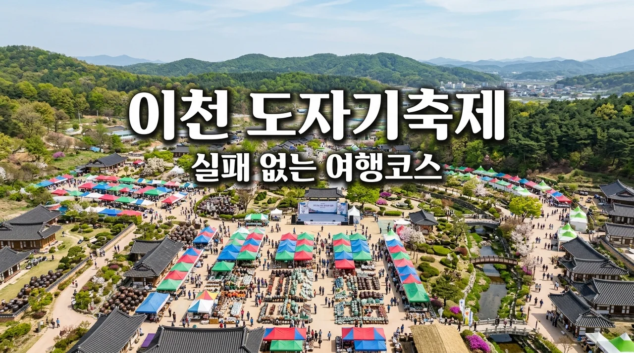 이천 도자기축제 여행코스 완벽 가이드! 당일치기 주차 및 명소 꿀팁
