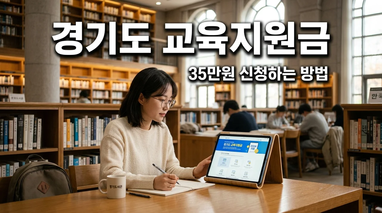 2026 경기도 평생교육이용권 신청방법 및 누리집 (35만원 지원금 총정리)