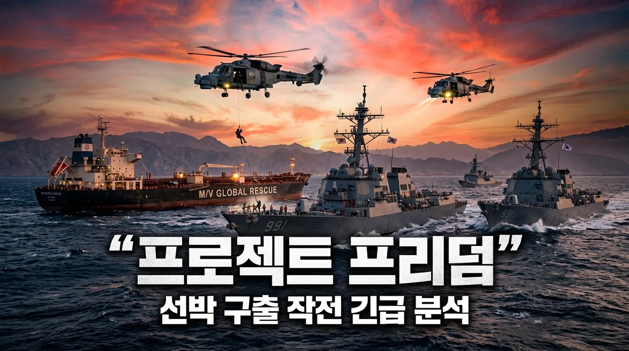 프로젝트 프리덤 작전 긴급 돌입! 호르무즈 해협 선박 구출 총정리