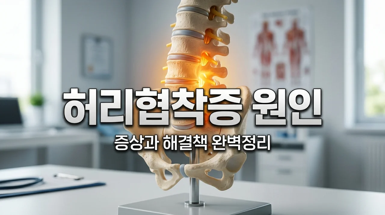 허리협착증 원인 5가지와 디스크 차이점 완벽 정리 | 증상 해결법