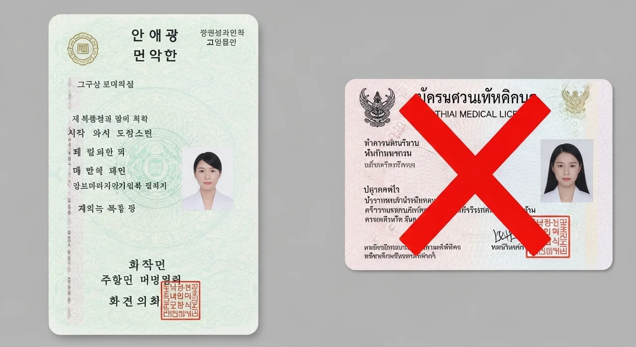 한국 면허가 있어도 태국에서는 '무면허'인 이유