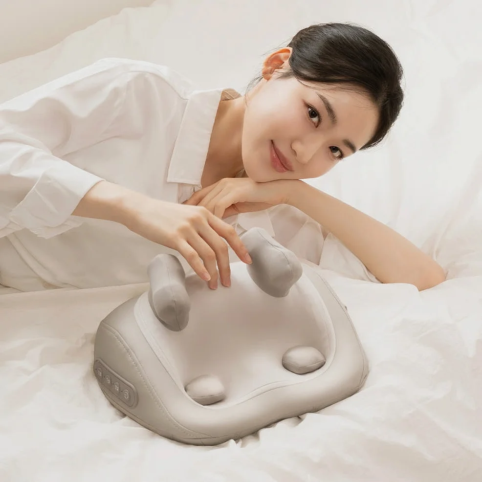 빌라르 목 어깨 베개 마사지기 승모근 안마기 상세 이미지 1