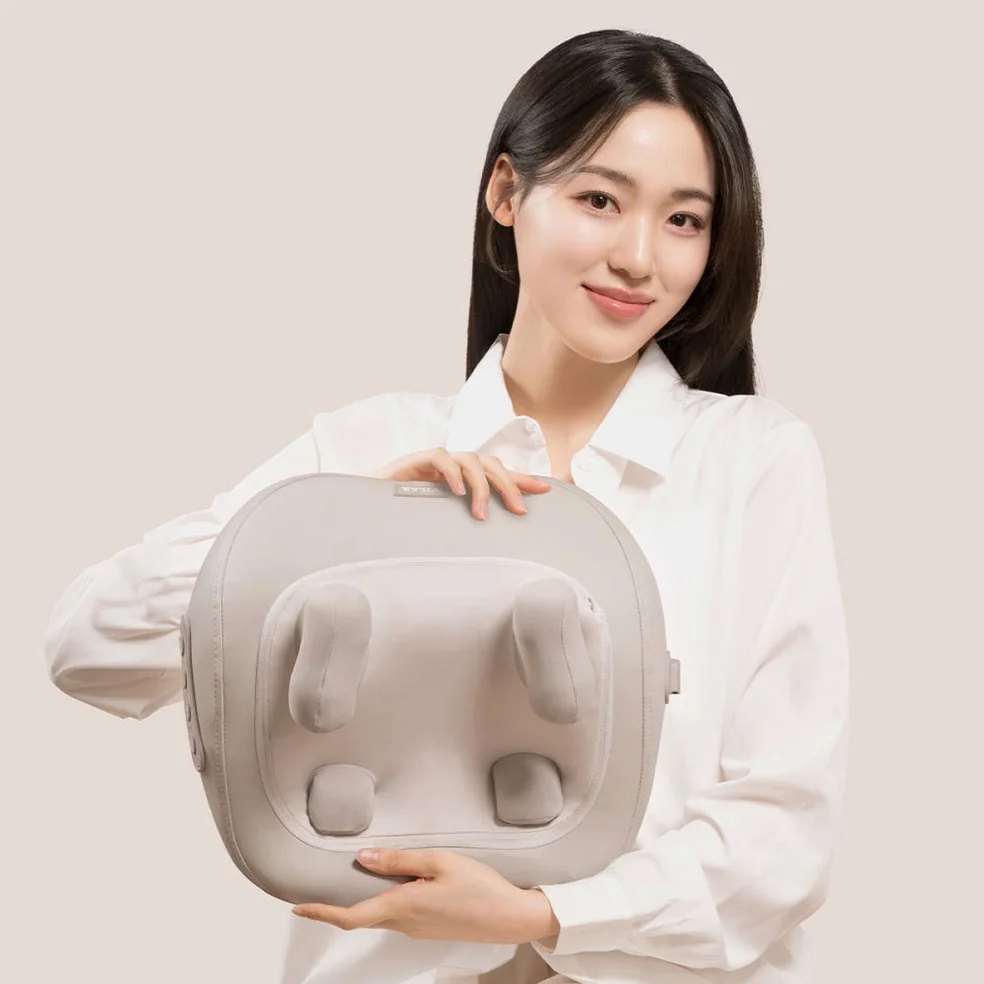 빌라르 목 어깨 베개 마사지기 승모근 안마기 상세 이미지 2