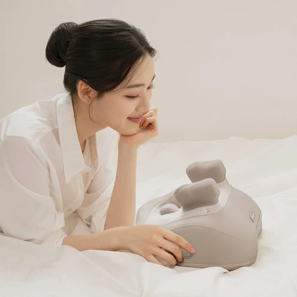 빌라르 목 어깨 베개 마사지기 승모근 안마기 상세 이미지 3