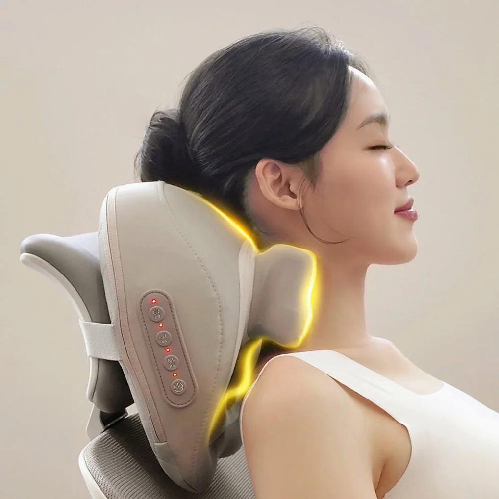 빌라르 목 어깨 베개 마사지기 승모근 안마기 상세 이미지 5