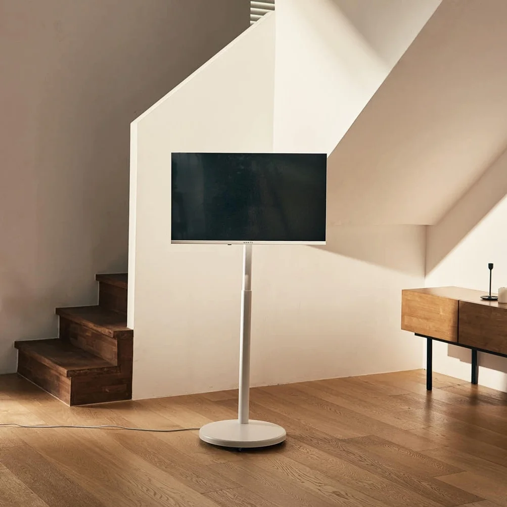 와이드무빙뷰 화이트에디션 삼탠바이미V3 셋트 QLED 81cm(32인치) FHD 스마트 이동식 TV 유압식 높이조절 중소바이미 자가설치 상세 이미지 1