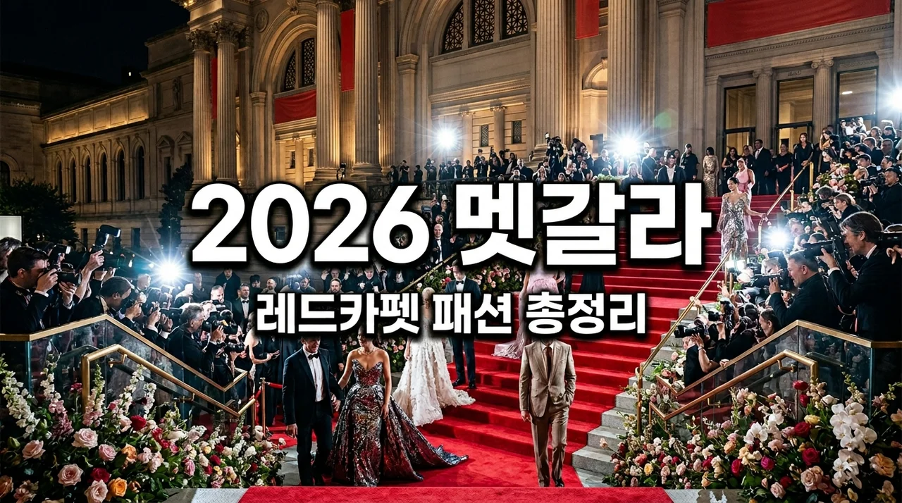 2026 멧갈라 레드카펫 총정리! 블랙핑크·카리나 착장 및 베스트 드레서