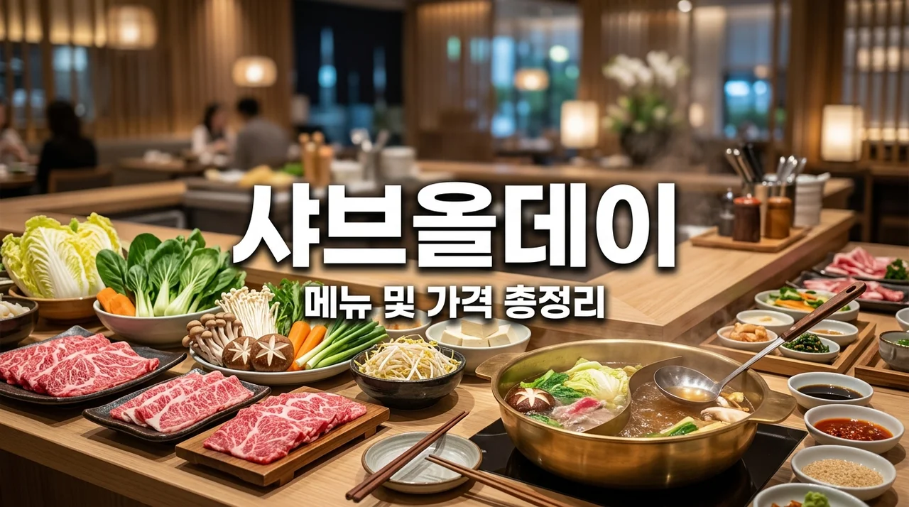 샤브올데이 메뉴 구성 총정리 | 가격부터 샐러드바 꿀팁까지 완벽 가이드