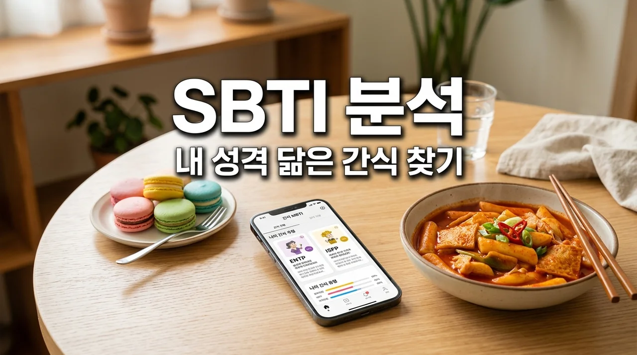 SBTI 테스트 분석 결과 유형 및 링크 | 나만의 간식 성격 찾기